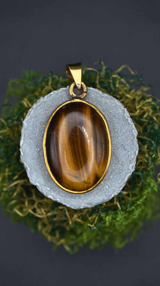 Tiger Eye Pendant Top