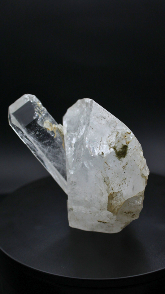 Twin Point Clear Quartz Cluster