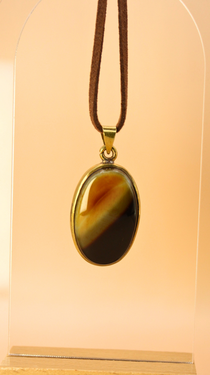 Agate pendant top