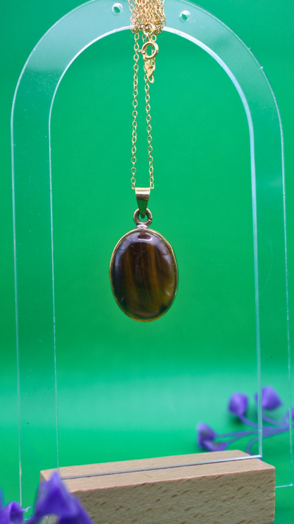 Tiger Eye Pendant Top
