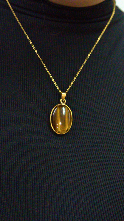 Tiger Eye Pendant Top