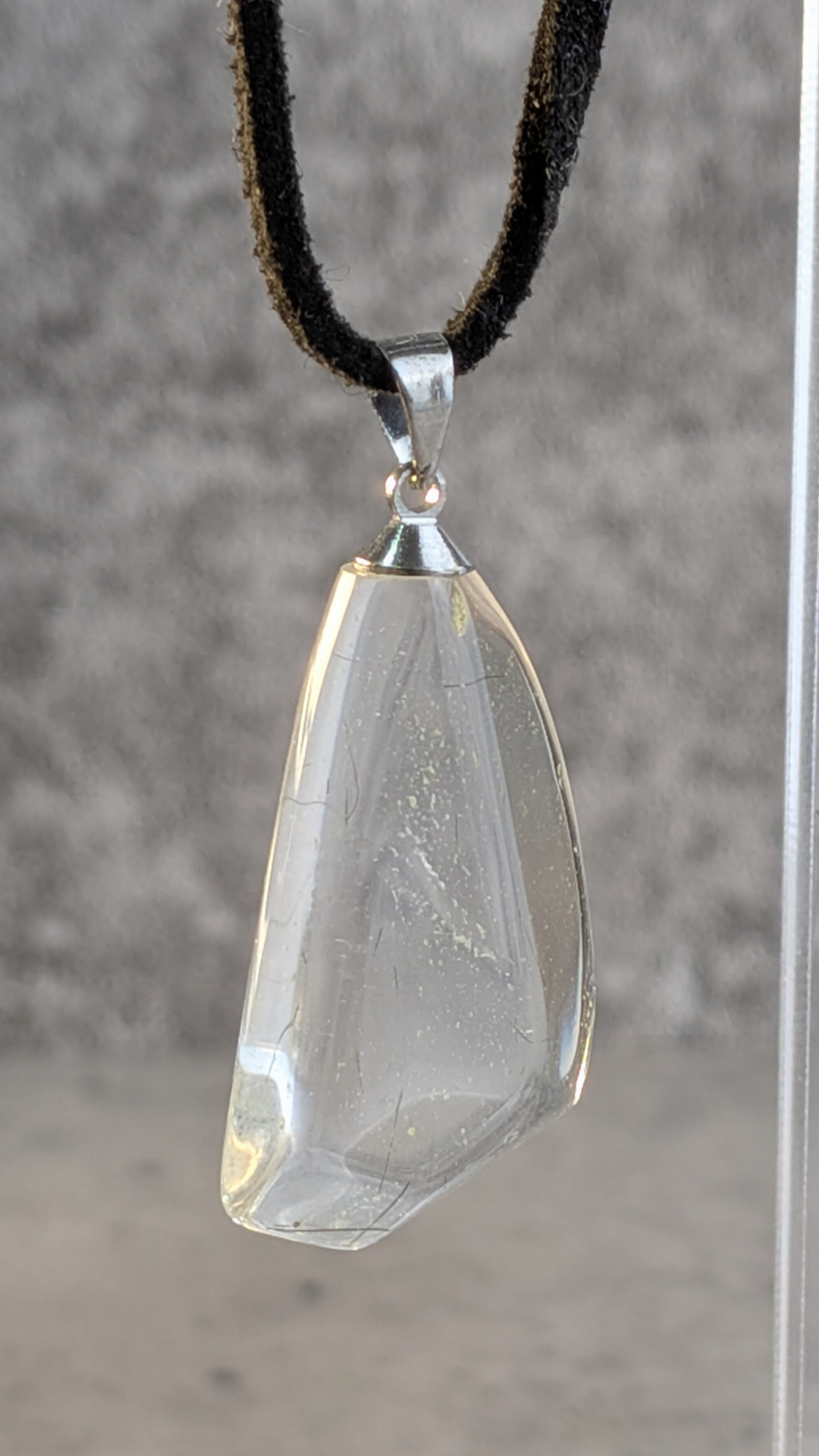 Hair Rutilated Quartz Pendulum Crystal