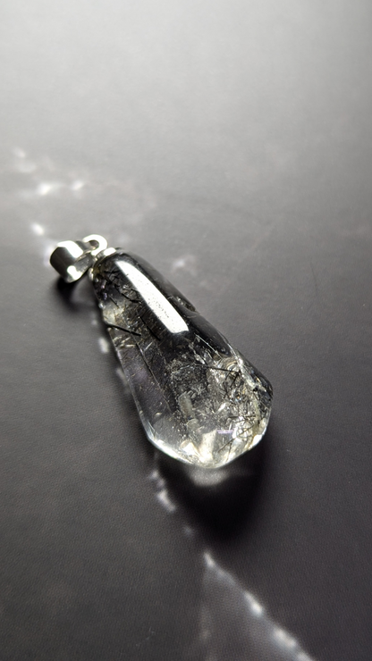 Hair Rutilated Quartz Pendulum Crystal