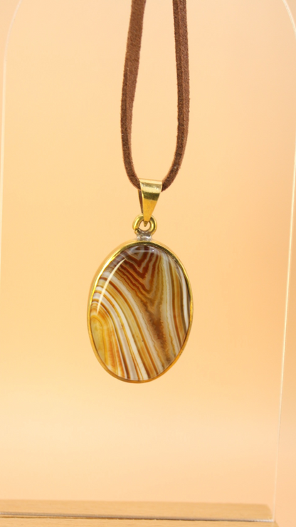 Agate pendant top