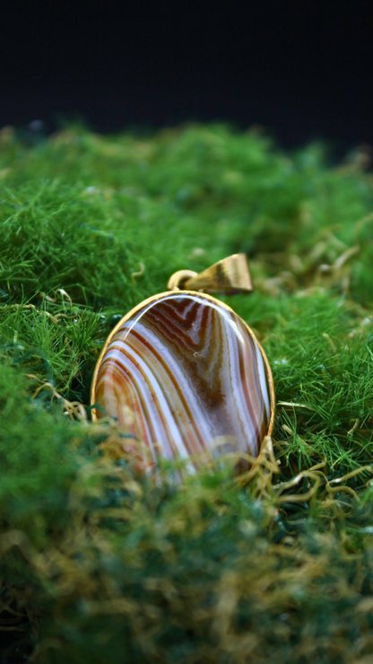 Agate pendant top