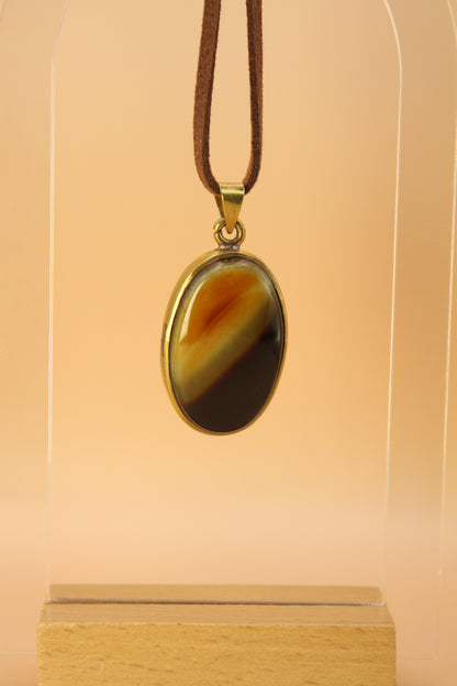 Agate pendant top