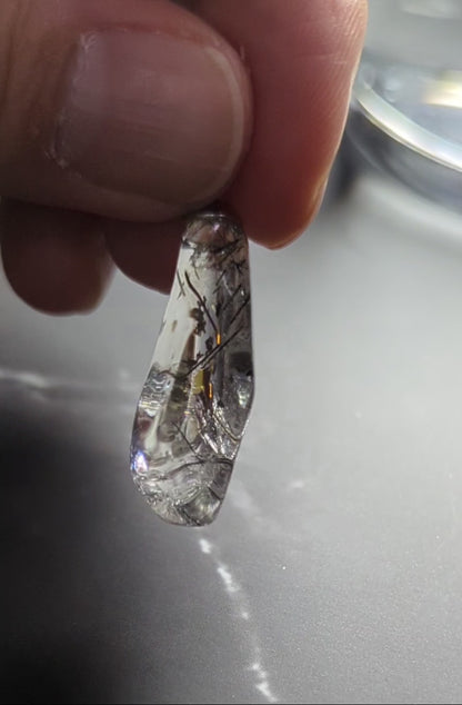 Hair Rutilated Quartz Pendulum Crystal